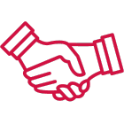 Shaking hands icon